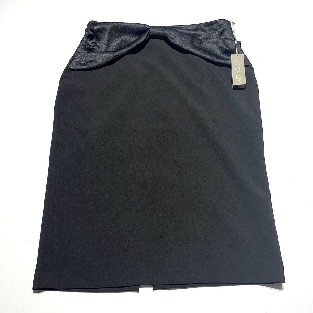 New York & Company Eva Mendes Tiffany Bow Waist Pencil Skirt Size 14 NWT